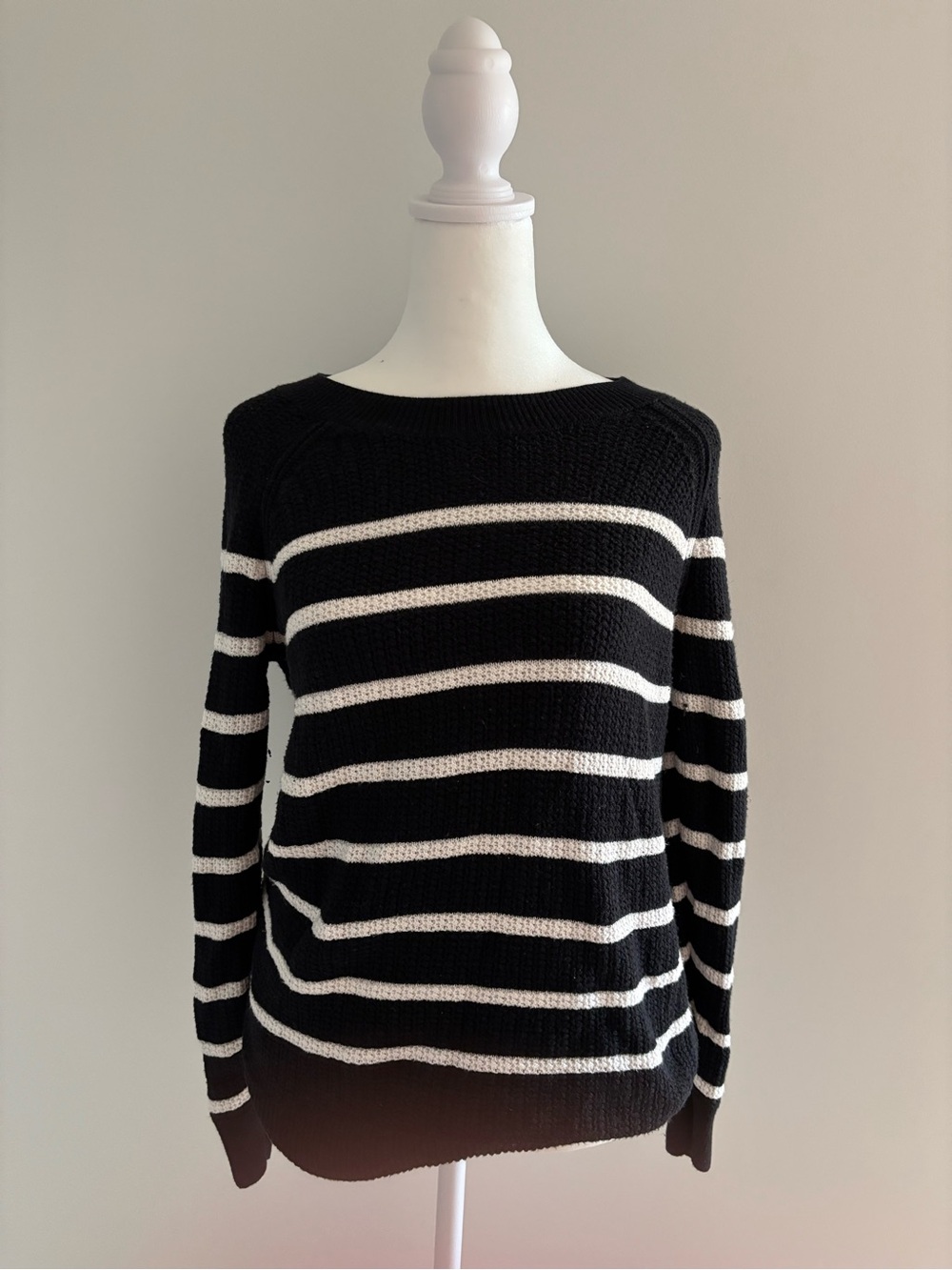 Black & White Striped Sweater